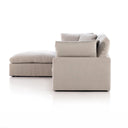 Verano 3-Piece Sectional - Sectional Sofa Ottoman Destin Flannel