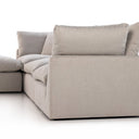 Luxe Stevie 4-Piece Sectional W Ottoman - Destin Flannel