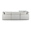 Verano Stevie 5-Piece Sectional - 5-Piece Anders Ivory