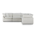 Verano Stevie 5-Piece Sectional - 5-Piece Anders Ivory