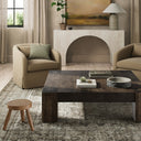 Aurelian Abaso Coffee Table - Ebony Rustic Wormwood Oak