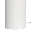 Chic Santorini Table Lamp - Matte White Plaster