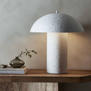 Chic Santorini Table Lamp - Matte White Plaster