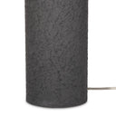 Chic Santorini Table Lamp - Matte Black Plaster