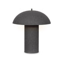 Chic Santorini Table Lamp - Matte Black Plaster
