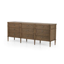 Aurelia 9 Drawer Dresser - Toasted Oak