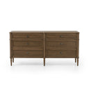 Serene Toulouse 6 Drawer Dresser - Toasted Oak