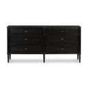 Serene Toulouse 6 Drawer Dresser - Distressed Black