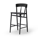 Evermore Buxton Bar Counter Stool - Bar Black Oak None