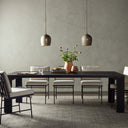 Aveline Millie Dining Table - 96 Drifted Matte Black