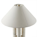 Modern Medici Table Lamp - White Silk