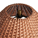 Modern Medici Table Lamp - Brown Rattan