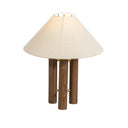 Aurelia Medici Table Lamp - Tan Linen