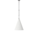 Luxe Grazia Pendant - Matte White Plaster