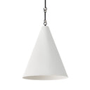 Luxe Grazia Pendant - Matte White Plaster