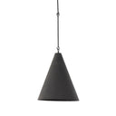 Luxe Grazia Pendant - Matte Black Plaster