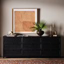 Solara Millie 9 Drawer Dresser - Drifted Matte Black Veneer