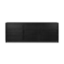 Solara Millie 9 Drawer Dresser - Drifted Matte Black Veneer