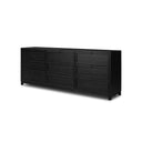 Solara Millie 9 Drawer Dresser - Drifted Matte Black Veneer