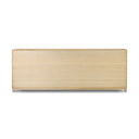 Solara 9 Drawer Dresser - Light Bleach Oak Veneer