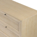 Solara Millie 9 Drawer Dresser - Light Bleach Oak Veneer