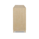 Solara 9 Drawer Dresser - Light Bleach Oak Veneer