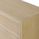 Aveline 6 Drawer Dresser - Light Bleach Oak Veneer