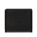 Aurelia Millie Nightstand - Drifted Matte Black Veneer