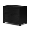 Aurelia Millie Nightstand - Drifted Matte Black Veneer