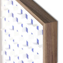 Tide See Through Blue by FH Art Studio - 72X32 Rustic Walnut