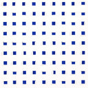 Tide See Through Blue by FH Art Studio - 72X32 Rustic Walnut