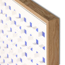 Tide See Through Blue by FH Art Studio - 48X48 White Oak