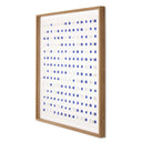 Tide See Through Blue by FH Art Studio - 48X48 White Oak