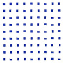 Tide See Through Blue by FH Art Studio - 72X32 White Oak