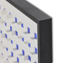 Tide See Through Blue by FH Art Studio - 48X48 Black Maple