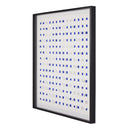 Tide See Through Blue by FH Art Studio - 48X48 Black Maple