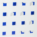 Tide See Through Blue by FH Art Studio - 72X32 Black Maple