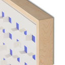 Tide See Through Blue by FH Art Studio - 48X48 Natural Maple