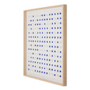 Tide See Through Blue by FH Art Studio - 48X48 Natural Maple