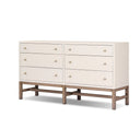 Marlowe 6 Drawer Dresser - Ivory Painted Raffia