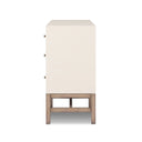 Marlowe 6 Drawer Dresser - Ivory Painted Raffia