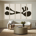 Element Organic Shape I Set by FH Art Studio - 100X61 Natural Maple