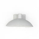 Luxe Santorini Sconce - Matte White Plaster