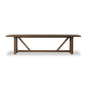 Avelar Stewart Outdoor Dining Table - Stained Heritage Brown