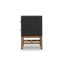 Verity Fiona Nightstand - Black Raffia