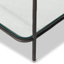 Novara Swinton Bookcase - Hammered Gunmetal 102