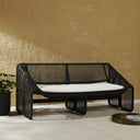 Verity Outdoor Sofa - Faux Black Hyacinth