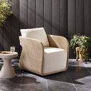 Verano Outdoor Swivel Chair - Vintage White