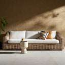 Solara Outdoor Sofa - Chunky Sand Woven