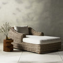 Solara Outdoor Chaise Lounge - Chunky Sand Woven